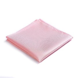 fortunatever Mens Solid Pocket Square (Pink)