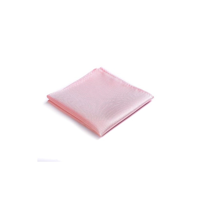fortunatever Mens Solid Pocket Square (Pink)