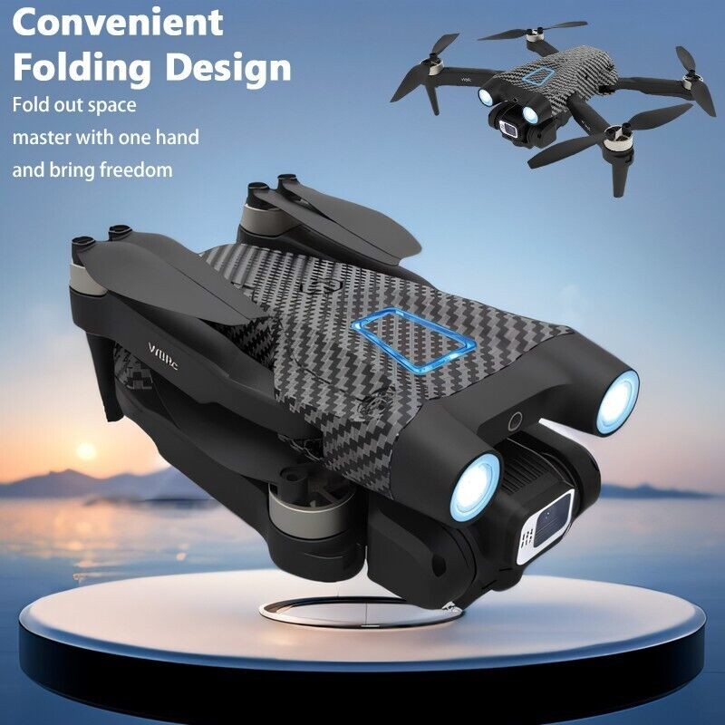 BlissJoy 4K Ultra HD Drone - Foldable, High-Resolutio