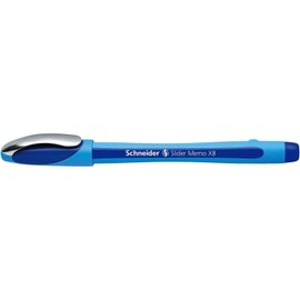 Schneider Slider Memo Ballpoint Pen Pack of 3 Paste Extra Large Blue