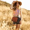 Crossbody Bags for Women Small Pu Leather Over the Shoulder