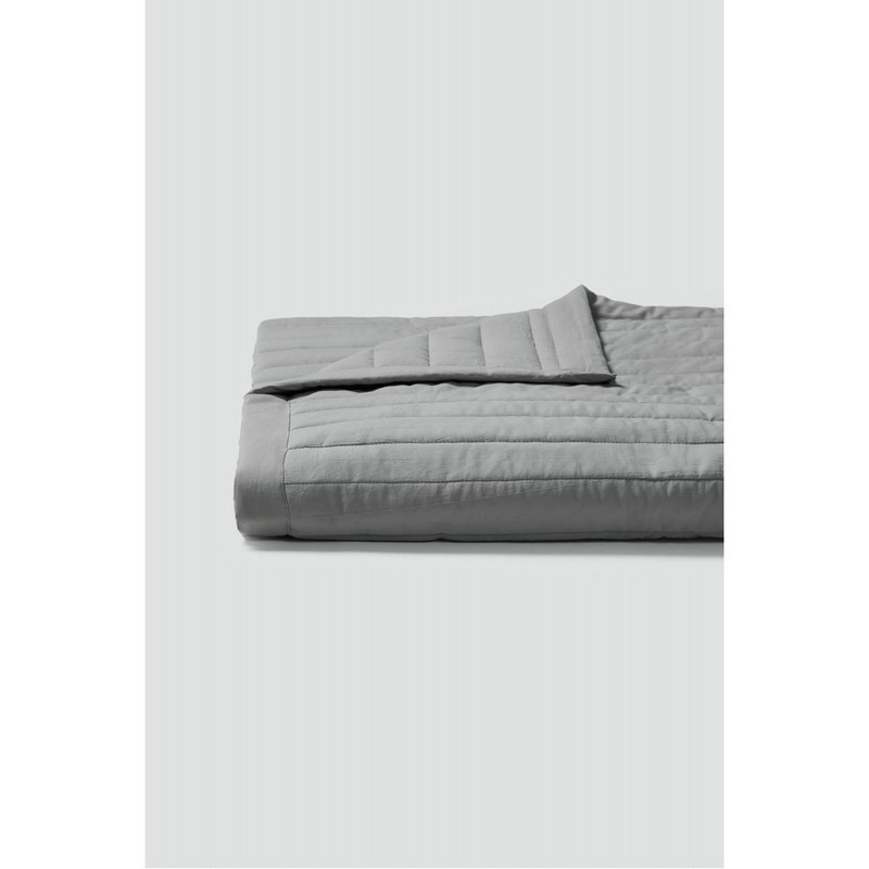 JAJU [JAJU] Cotton Washing Pigment Reversible Pad_SS_Gray