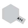 TAMIYA Acrylic Mini X11 Chrome Silver TAM81511 Plastic Paint Acrylic