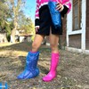 Large Thicker Boot And Shoe Covers Disposable Non-Slip 50 Pack