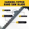 Dark stone Carbide-Tipped Band Saw Blade 115 Inch (115 x