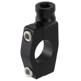 ディーアールシー(DRC) ミラーホルダー 取付けネジ穴10mm ステンボルト採用 ミラー取付け アルミ削り出し ブラック D41-06-101 ダートフリーク DIRTFREAK