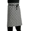 Classic Home Store Black & White Check Waist Apron (Pack