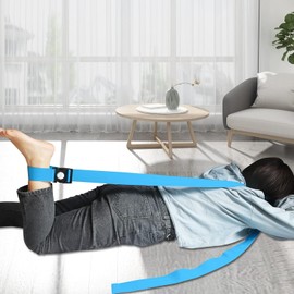 xuesong Extremity Mobilization Belt, Strap, Band Intended for Physical Therapy, Rehab, Stretching, Manual Traction, and Mobility Blue