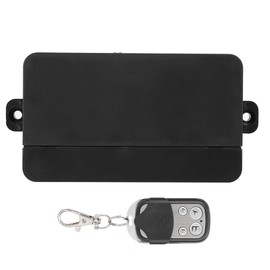 Wide Voltage Four Ways Light Remote Control Switch AC Long Strip Black and White Shell Receive Controller