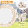 Thankyall Outdoor Daybed Cushion Cover, 66" Waterproof Daybed Cover (Khaki)