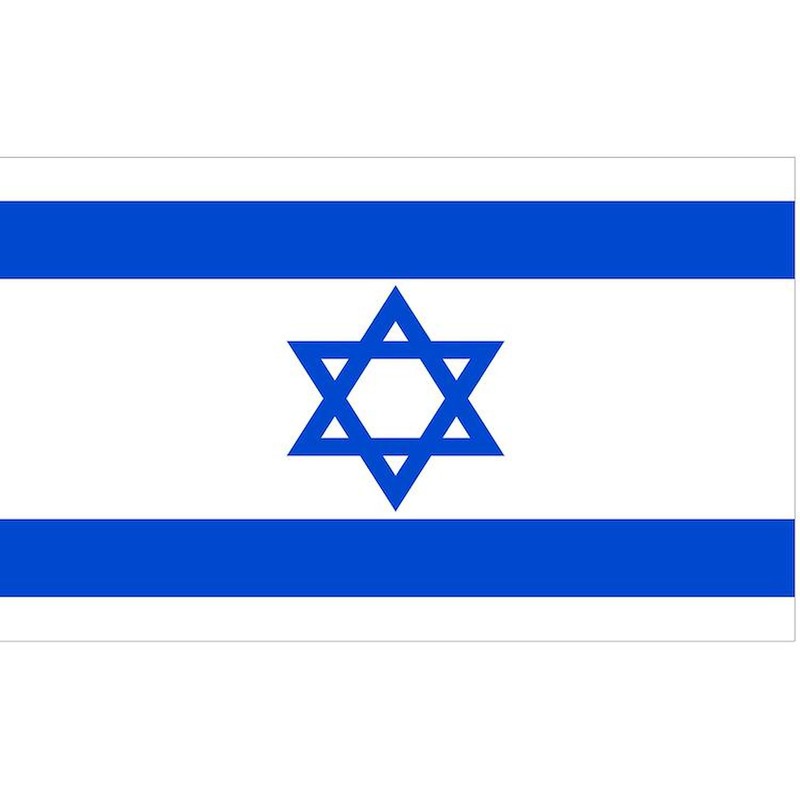 CafePress Israel Flag Rectangle Car Bumper Magnet