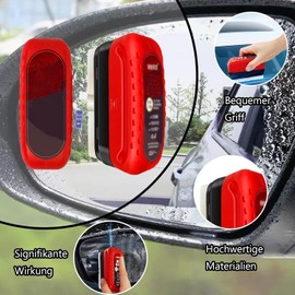 POKYGO 2PCS Automotive Oil Film Cleaning Brush, Limpiacristales Coche, Glass Cleaning Board, para Limpiar Manchas de Cristal, Apto para Lunas de Coche, Espejos ﻿ (2)