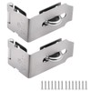 GEMASP Hasp Latch 2 Pack, 90 Degree Solid 304 Stainless