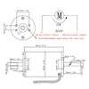12 V 80 W DC Motor 4250 RPM High Speed