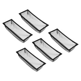 uxcell 5Pcs Floor Vent Filter Screen, 4x12 Inch Floor Register Cover Trap Floor Vent Screen Net Cover for Home Air Vent Filter Mesh Keeps Debris, Coins Out, Black