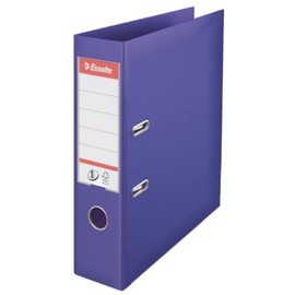 Esselte Lever Arch File for Archiving, Plastic, 7.5 cm Spine, 811530 - A4, Violet