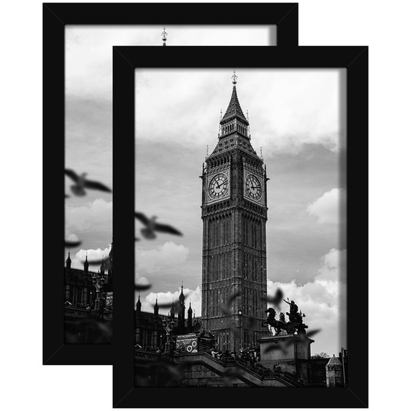 Wiscet 6x9 Picture Frame Set of 2, Photo Frame for