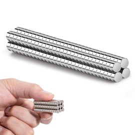 rhinocats 60 pcs Small Magnets, Round Mini Magnet Multi-Use for Nail Clippers, Refrigerator, Miniatures, Hobbies, Crafts and Science, Tiny Size：5mm x 3mm(DxH)