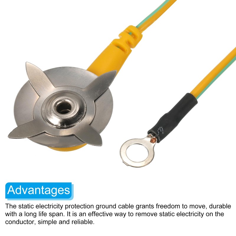 QUARKZMAN ESD Grounding Cable 20 cm / 7.87 Inch Long,