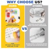 Pencil Sharpener with Eraser, 4 Pack,2 Sharpening Holes, Colorful Manual