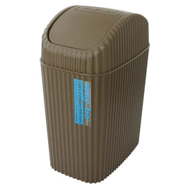 Yawata Kasei WB12-302 Way-be Way-be Dust Box with Swing Lid, 2L, Brown