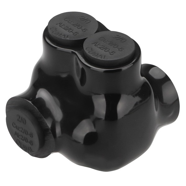 Wengart Insulated Multi-Tap Connector S2/0-1, Single Sided Entry 2/0-6AWG Aluminum