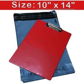 25x Grey Postage Bags (10x14 Inch) Parcel Mailing Envelopes - Self Seal Plastic Postage Bags for Shipping, Delivery & Packaging - Waterproof & Recyclable