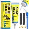 Shoe Glue, Shoe Repair Adhesive Flexible, Waterproof, Clear, Super Strong
