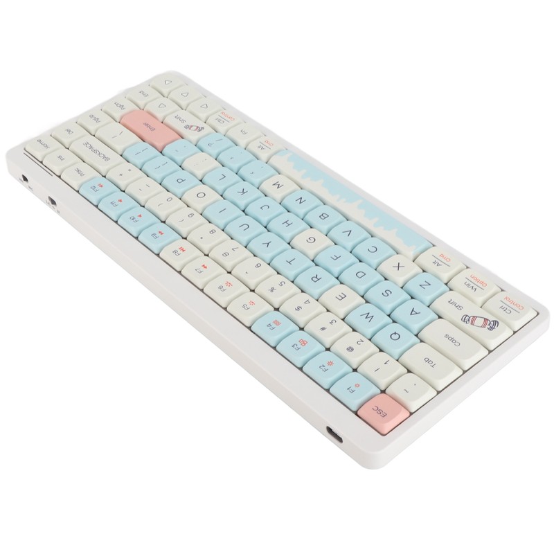 84 Key Bluetooth Keyboard 3 Mode 2.4G Wireless Bluetooth Gaming
