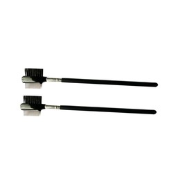 TOVINANNA 2pcs Steel Eyebrow Brush and Eyelash Comb Grooming Tool for Women Dual-Sided Eyebrow Brush for Precise Styling and Separation