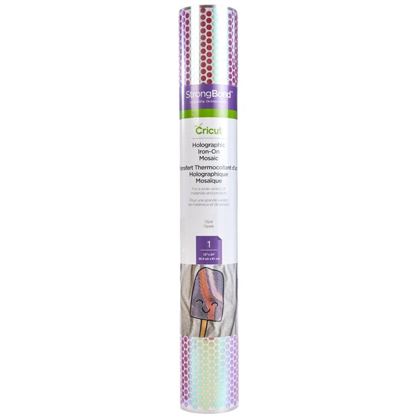 Cricut Holographic Iron On | Mosaic Circles Opal | 61