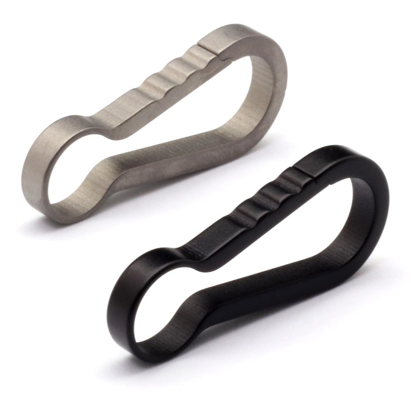 [TUNUKE] Titanium Carabiner Small Key Chain Key Ring Ring Lightweight