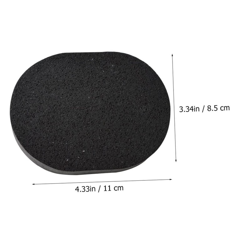 IWOWHERO Travel-sized Facial Cleansing Puff Bamboo Charcoal 10pcs Gentle Makeup