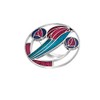 Sea Gems Mackintosh Inspired Fine Enamel 40mm Traditional Rose and