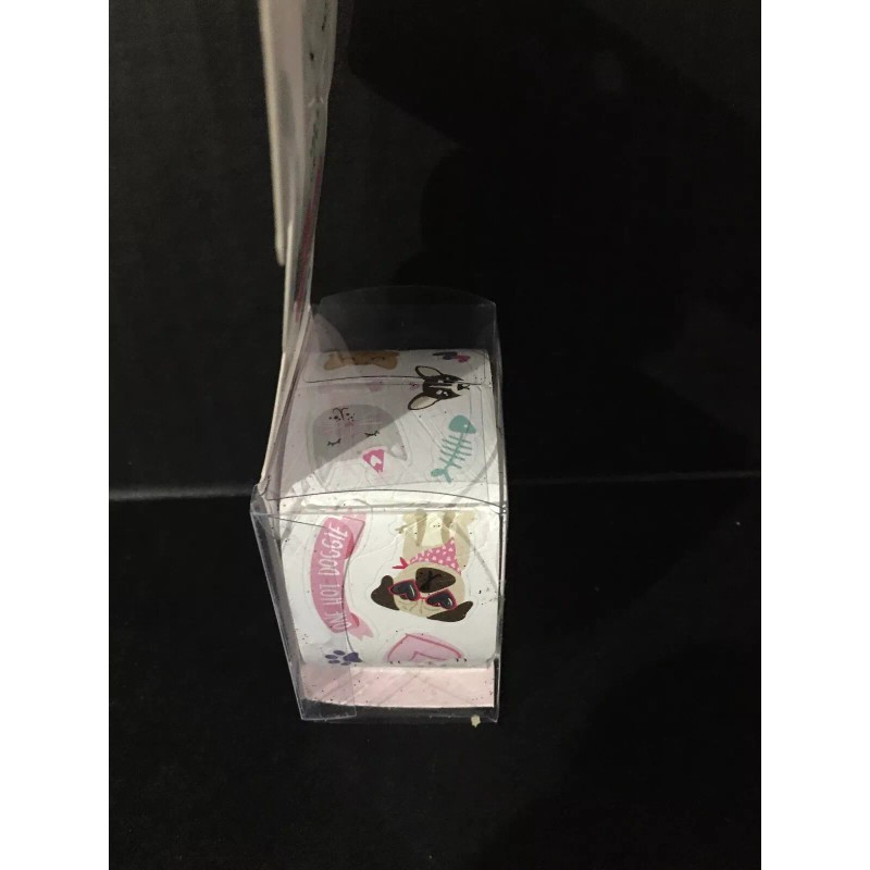 Creatology Valentine's Day Sticker Roll 42 Pc Cat/DogTo From Card