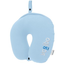 Yogibo Neck Pillow Logo Yogibo Neck Pillow Logo Pale Blue
