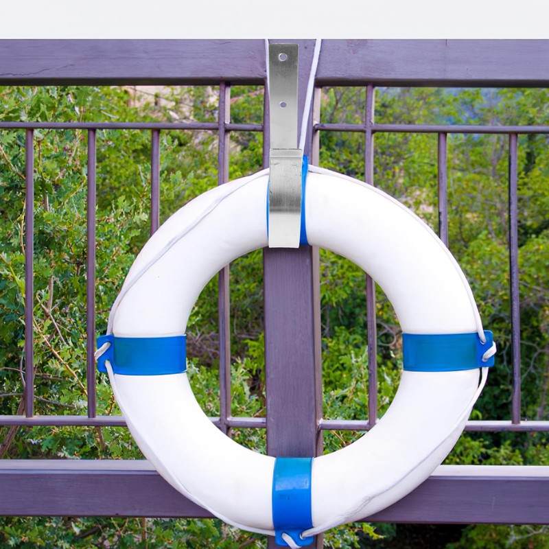 BESPORTBLE Life Ring Holder: Life Ring Hanger Rack Stainless Steel