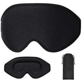 Sucedul 2025 アイマスク 睡眠用 横向き寝用 安眠 快眠 男女兼用 3D 立体 アイマスク 遮光率99.99％ (100万人以上のアジア人不眠症患者から選ばれています) 軽量 目隠し 昼寝 瞑想 飛行機旅行用