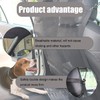 ZIMISI Car Dog Barrier Net, Pet Vehicle Divider Mesh, Stretchable