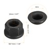 sourcing map M14 Flange Hex Nuts, 5pcs Grade 12.9 Carbon