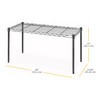 Whitmor Supreme Wide Stacking Shelf - Heavy Duty - Adjustable