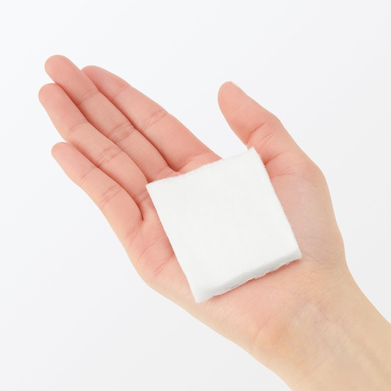 Muji 84923579 Cut Cotton, 180 Sheets, Approx. 2.6 x 2.0