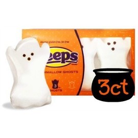 Ghosts Marshmallow Peeps 3ct. Pack of 3 by Just Born Peeps Candy Crate