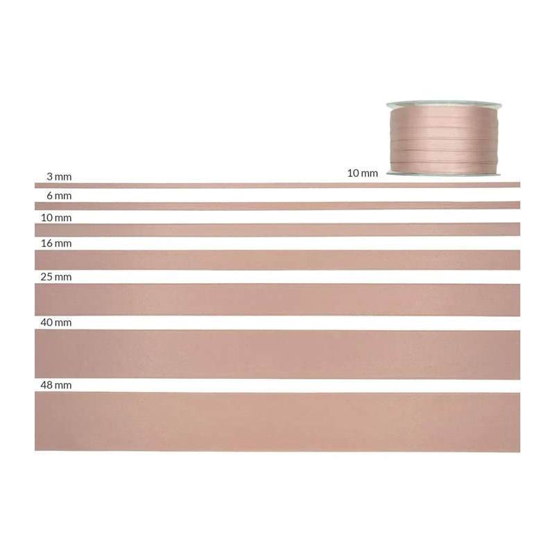 Tape Fabric Double-Sided 10 mm x 100 m Col.65