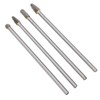 4pcs 6mm Tungsten Steel Carbide Rotary Burr Set Fits Rotary
