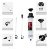 Thorstone Automotive Fluid Extractor Pump, Oil Change Syringe with Hose,