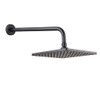 16 Inch Shower Arm with Flange,Stainless Steel 90 Degree Rain