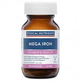 Ethical Nutrients Buy Ethical Nutrients Mega Iron with Activated B Vitamins 30 Capsules Online