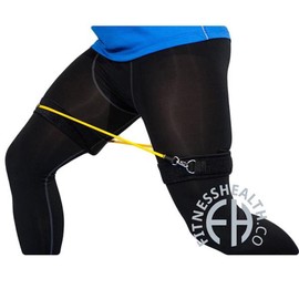 Fitness Health FH Gym In a Bag Total Trainer | Resistance Band Set 24 Piece | Leg Kinetic Bands| Home Workout Equipment | Indoor Multi Gym