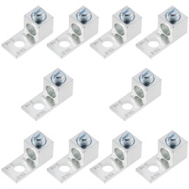 Haidong 10PCSAluminum Mechanical Wiring Piece,Aluminum Alloy Mechanical Wiring Piece,Terminal Mechanical Wiring Piece2AWG TA-2 1B2U